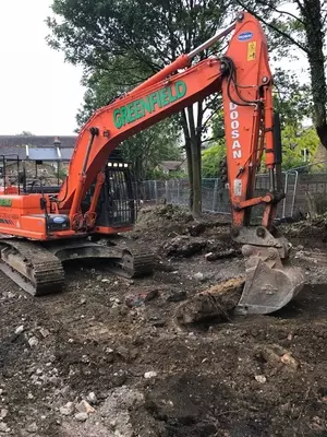 Avonley Road clearing site2